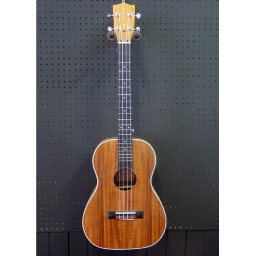 2696 - Excelsior GKB-90-EQ Electro-Acoustic Baritone Ukulele - koa, pick-up with in-built tuner - ex-shop s... 