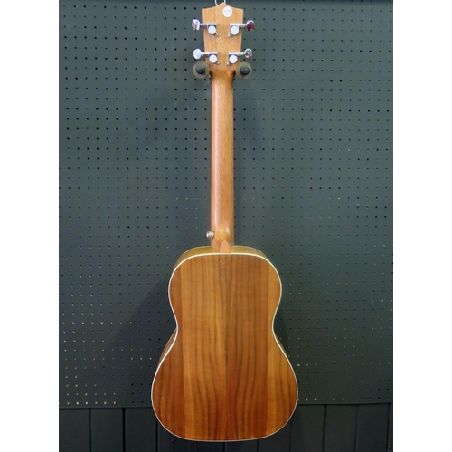 2696 - Excelsior GKB-90-EQ Electro-Acoustic Baritone Ukulele - koa, pick-up with in-built tuner - ex-shop s... 