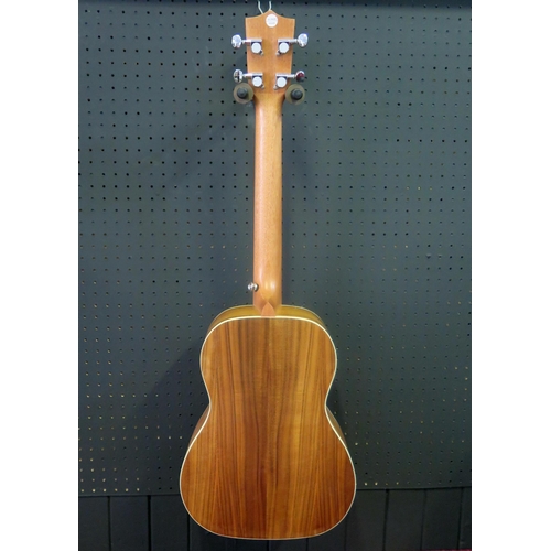 2697 - Excelsior GKB-90-EQ Electro-Acoustic Baritone Ukulele - koa, pick-up with in-built tuner - ex-shop s... 