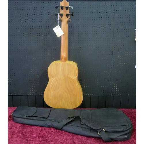 2701 - Excelsior BS-10 Contrabass Electro-acoustic Ukulele, pick-up with in-built tuner - ex-shop stock in ... 