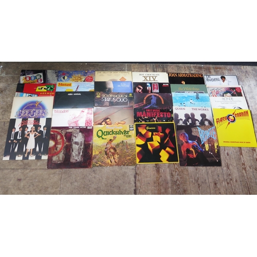 2736 - Selection of 1970's & 80's LP Records Including Bowie, Queen, Blondie, Prog Rock etc.