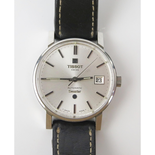 450 - Tissot Visodate Automatic Seastar T.12, Cal.784-2, guilloche dial, ref. 43/44558, 34mm case, movemen... 