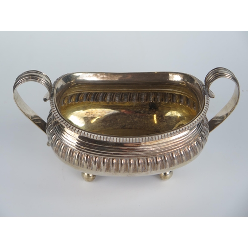 636 - A George III Silver Two Handled Sucrier, London 1816, 20cm wide, 324g