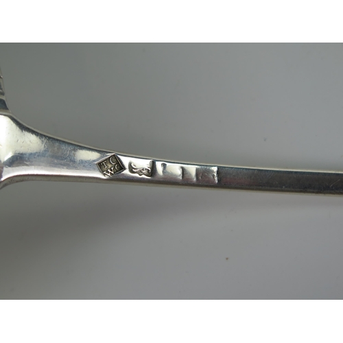 642 - George III Silver Soup Ladle with scalloped bowl, 34cm, London 1764, Thomas & William Chawner, 189g