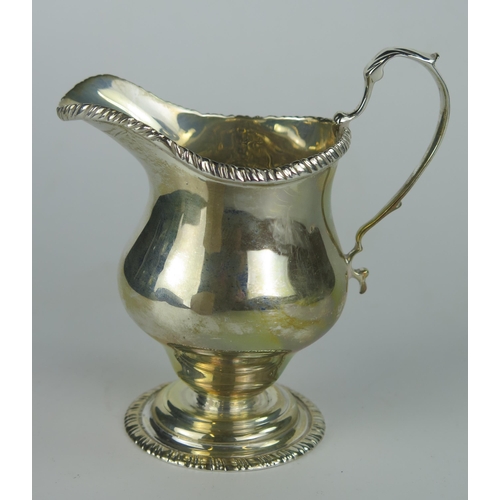 660 - Victorian Silver Milk Jug,10cm high, London 1917, William Lister & Sons, 139g