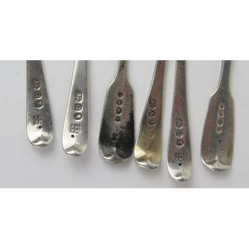 769 - Twelve Georgian and Later Silver Condiment Spoons, 125.5g