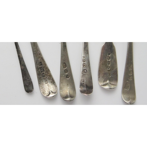 769 - Twelve Georgian and Later Silver Condiment Spoons, 125.5g