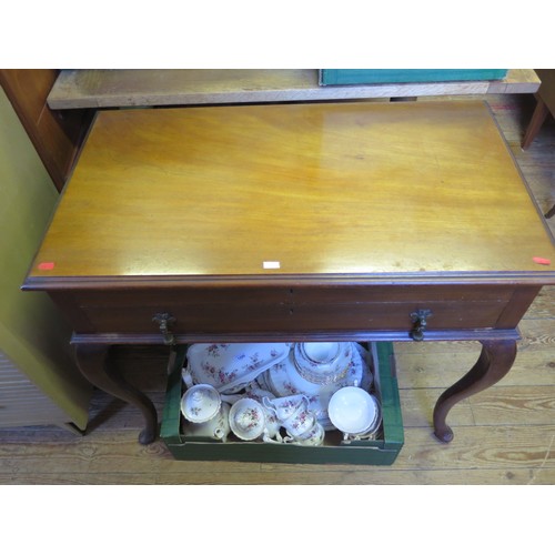 770 - Walker & Hall Mahogany Canteen Table for Twelve (elements missing)