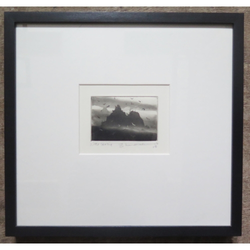 1003 - Norman Ackroyd, b.1938 Printmaker and Etcher, RA, RE, 'Little Skellig', Limited Edition 104/150, Mon... 