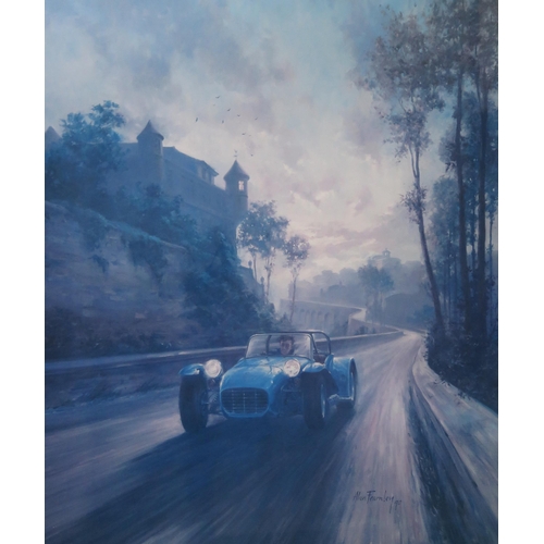 1014B - Alan Fearnley b.1932 British Commercial Illustrator and Painter of Motor Racing, Limited Edition Pri... 