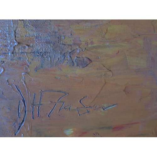 1022C - Donald Hamilton Fraser? (1929 - 2009) Abstract Landscape Painter who trained at St. Martin's School ... 