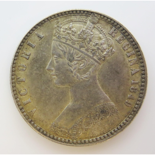 1820 - Victoria 1849 Silver Florin