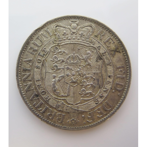 1822 - George III 1817 Silver Half Crown