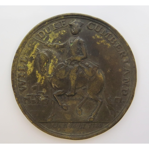 1824 - 1746 Jacobite Rebellion Battle of Culloden Medallion, 42.5mm