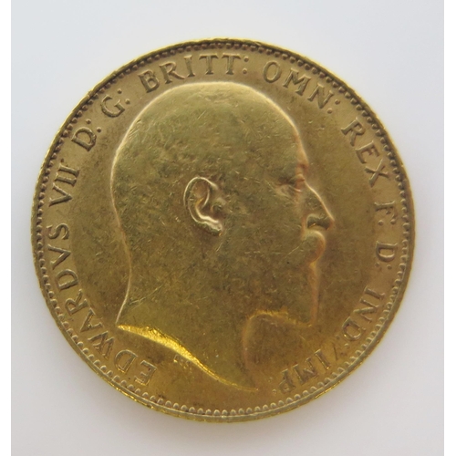 1826 - Edward VII 1910 Gold Sovereign