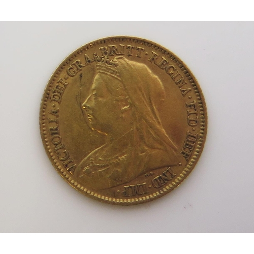 1827 - Victoria 1898 Gold Half Sovereign