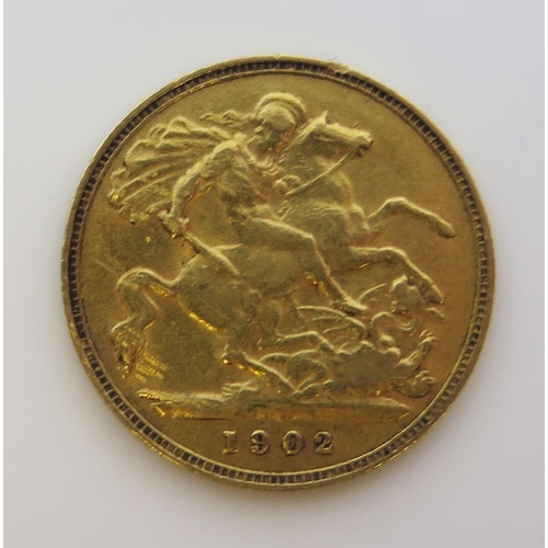 1828 - Edward VII 1902 Gold Half Sovereign