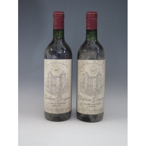 1839 - Two Bottles of 1983 - Médoc - Château Greysac Cru Grand Bourgeois