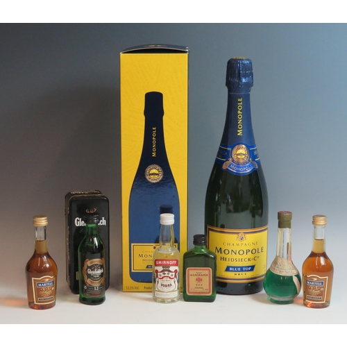 1846 - Heidsieck & Co Monopole Champagne and miniatures