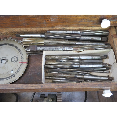 1857 - Clock maker's Lathe and Accessories