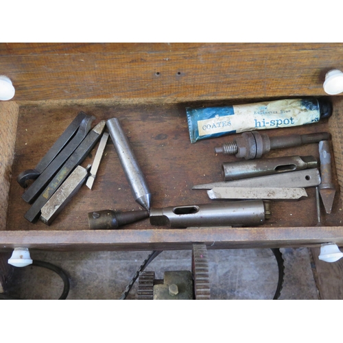 1857 - Clock maker's Lathe and Accessories