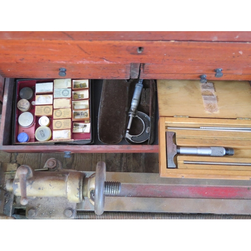 1857 - Clock maker's Lathe and Accessories