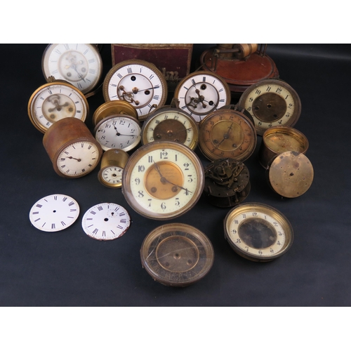 1859 - Two Boxes of Clock Movements, etc.