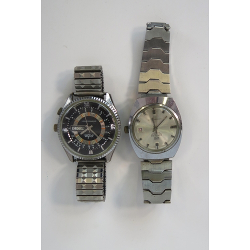 419 - Cingler Automatic Steel Cased Wristwatch (A/F) and Josmar watch (running)