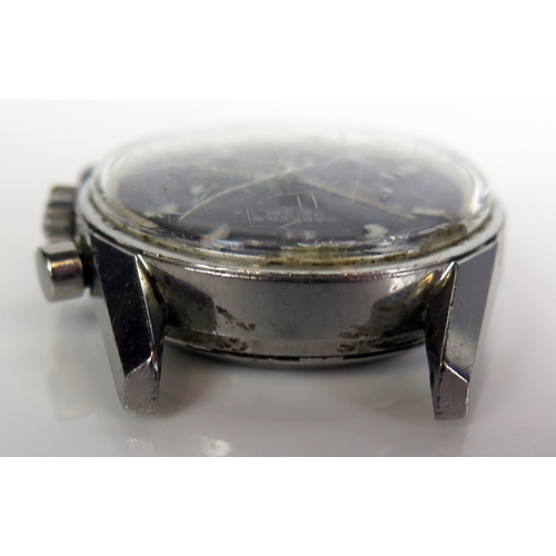 432 - Heuer CARRERA Gent's Stainless Steel Chronograph Wristwatch. 
Carrera, Ref:2447, Case No.104448, Cir... 