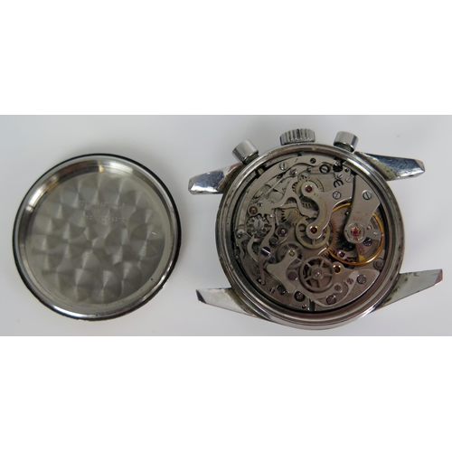 432 - Heuer CARRERA Gent's Stainless Steel Chronograph Wristwatch. 
Carrera, Ref:2447, Case No.104448, Cir... 