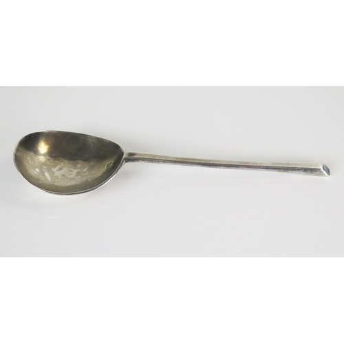 504 - Charles I Silver Slip Top Spoon, London 1637, leopard's head to the top of the bowl, maker Stephen V... 