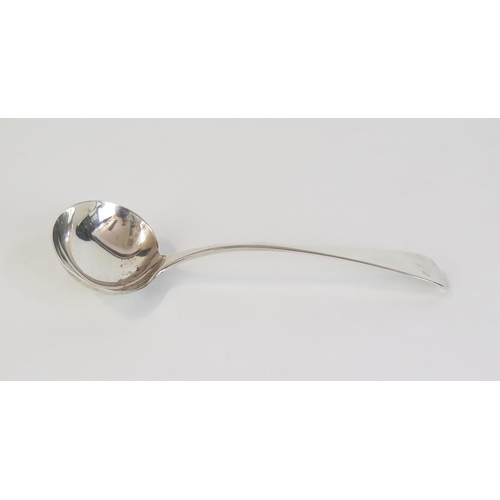 557 - A George IV silver sauce ladle Old English Pattern, oval bowl,  Exeter 1821, William Woodman, 17cm, ... 