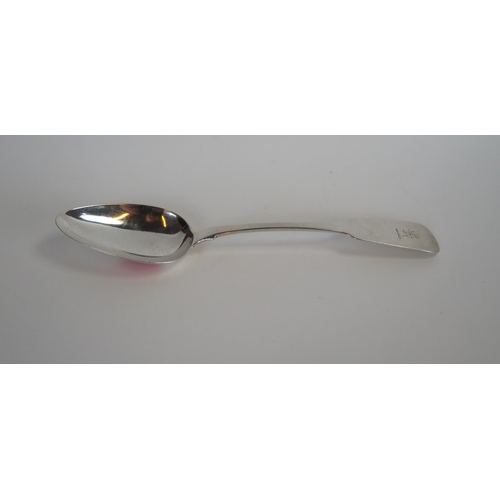 680 - George IV Irish Silver Rat Tail Serving Spoon, Dublin 1820, Patrick Moore, 71g