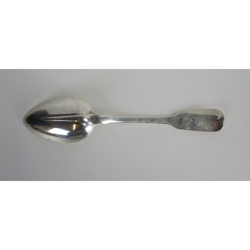 680 - George IV Irish Silver Rat Tail Serving Spoon, Dublin 1820, Patrick Moore, 71g