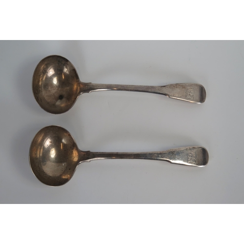 681 - Pair of George III Silver Sauce Ladles, London 1809, 135g