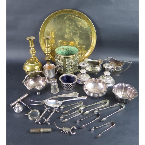 698 - Selection of Silver Plate, etc.