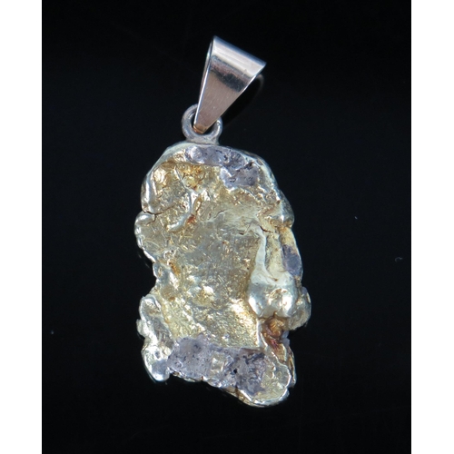 71 - Natural Gold Nugget Pendant, c. 31mm drop, 5.7g