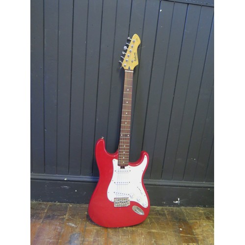 1861B - Rockwood by Hohner LX90 Stratocaster Style Electric Guitar (possible partscaster)