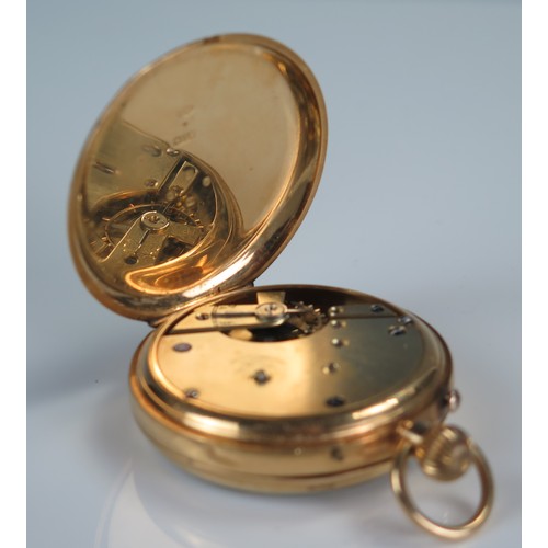 404 - Royal Presentation 18ct Gold Chronometer Pocket Watch with stopwatch function by McInnes Brothers of... 