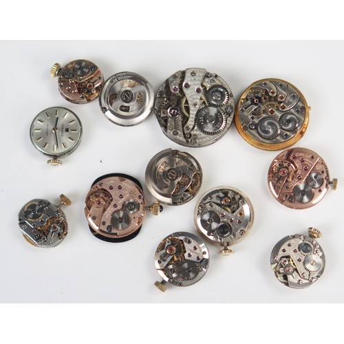 417 - Selection of Mechanical Wristwatch Movements including OMEGA, TUDOR, TISSOT, etc.