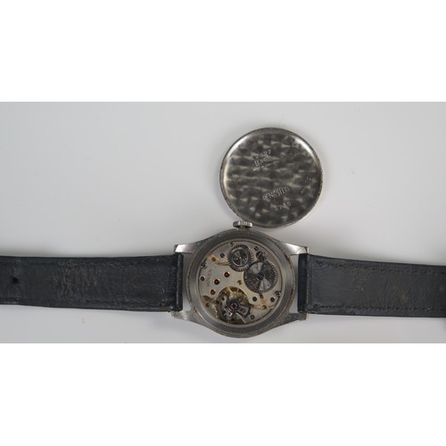 426 - ROLEX Steel Wristwatch, 30mm Dennison case ref: 12327, Rolex 15 jewel caliber 700 manual movement. R... 