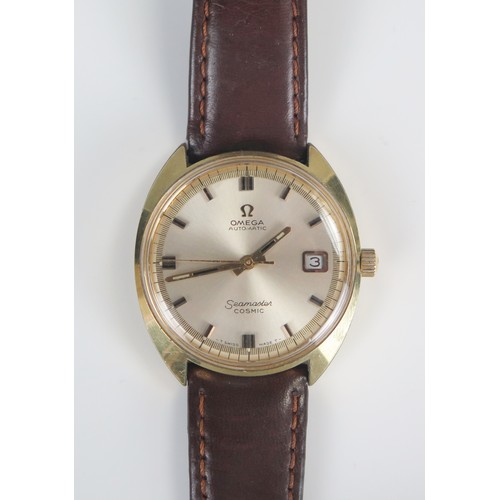 431 - Omega Seamaster Cosmic Automatic Gold Plated Gent's Wristwatch, Ref: 166.0022, 33.5mm case, made 196... 