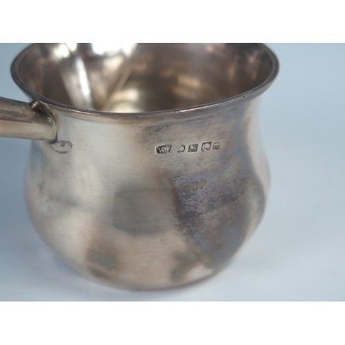 529 - A silver brandy warmer, Exeter 1822, William Welch II , 6.5x11.5cm, approximately 200grams.