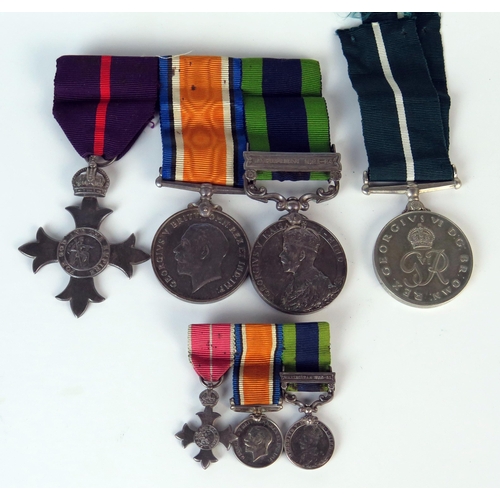 162 - British Four Medal Group awarded to CAPT. D.F. BARTLETT. I.A.S.C. comprising WWI War Medal, India me... 