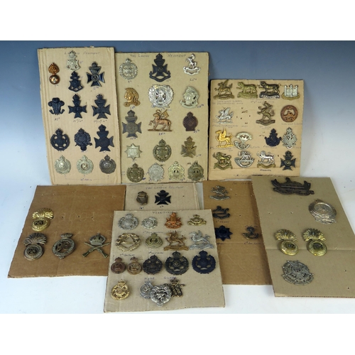 170 - Collection of Military Cap Badges including 102 and 104 Bengal Fusiliers, Mine Clearance Service, Gl... 