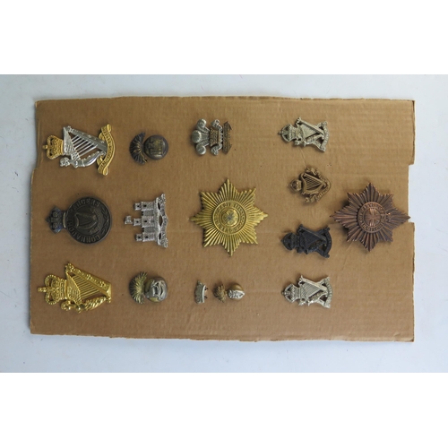 172 - Collection of Military Cap Badges including British Asia, British American, Australasian, Regiment P... 