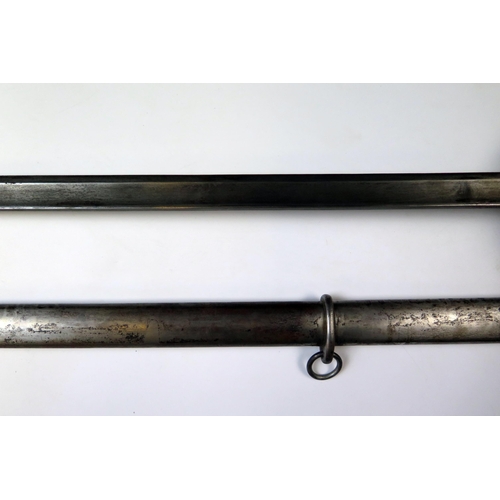 174 - A Replica 1796 Pattern Heavy Cavalry Trooper’s Sword, Blade 35” marked ‘J J Runkel Solingen’