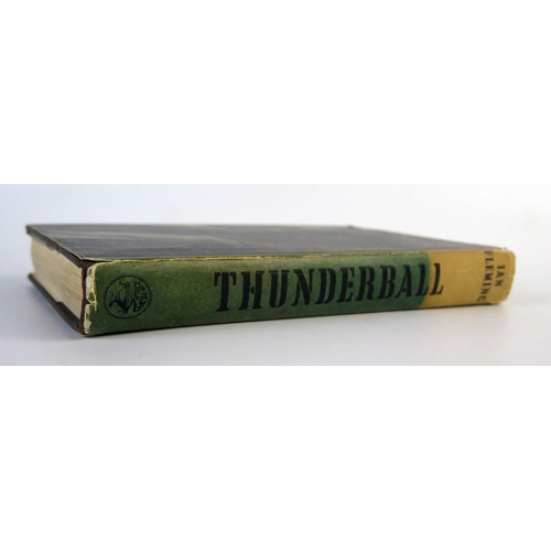 199 - IAN FLEMING, THUNDERBALL. LONDON: JONATHAN CAPE, 1961, 8vo, FIRST EDITION, FIRST IMPRESSION, origina... 