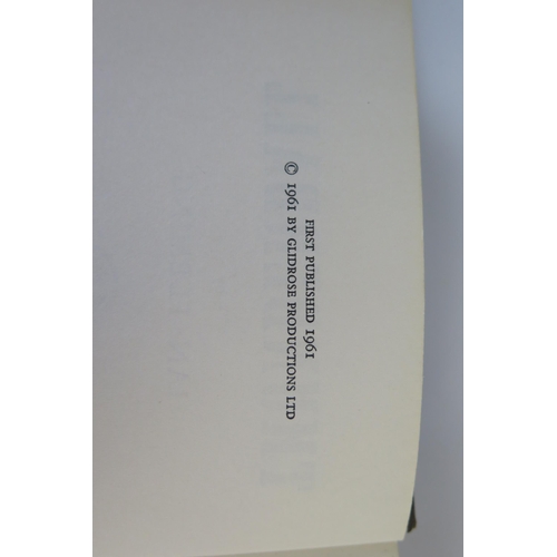 199 - IAN FLEMING, THUNDERBALL. LONDON: JONATHAN CAPE, 1961, 8vo, FIRST EDITION, FIRST IMPRESSION, origina... 