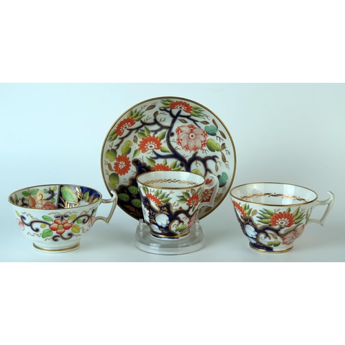 261 - Group of Early 19th Century English Porcelain, to include a cup and saucer, a single cup and a coffe... 